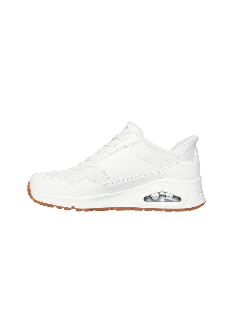 Skechers Trainers - white duraleather mesh