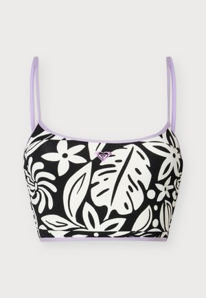 Roxy, COOL SURF TANK - Горнище на бански - anthracite/white