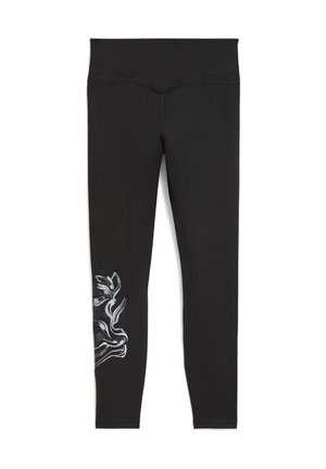 TERRAINS GRAPHIC - Leggings - puma black
