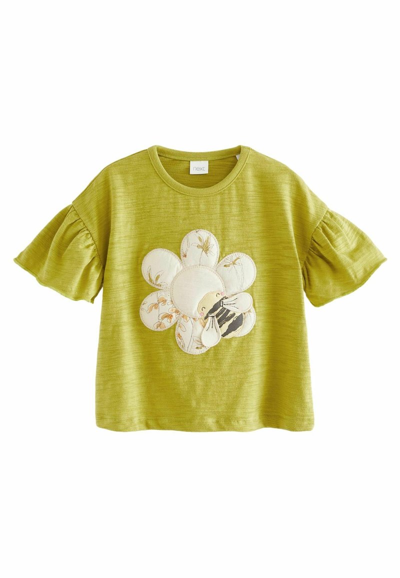 Next BEE REGULAR FIT - Camiseta estampada - green