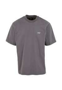 Fast and Bright JUSTICE TEE - T-shirts med print - grey