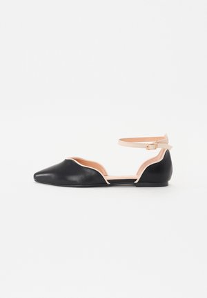 Ballet pumps - black/beige