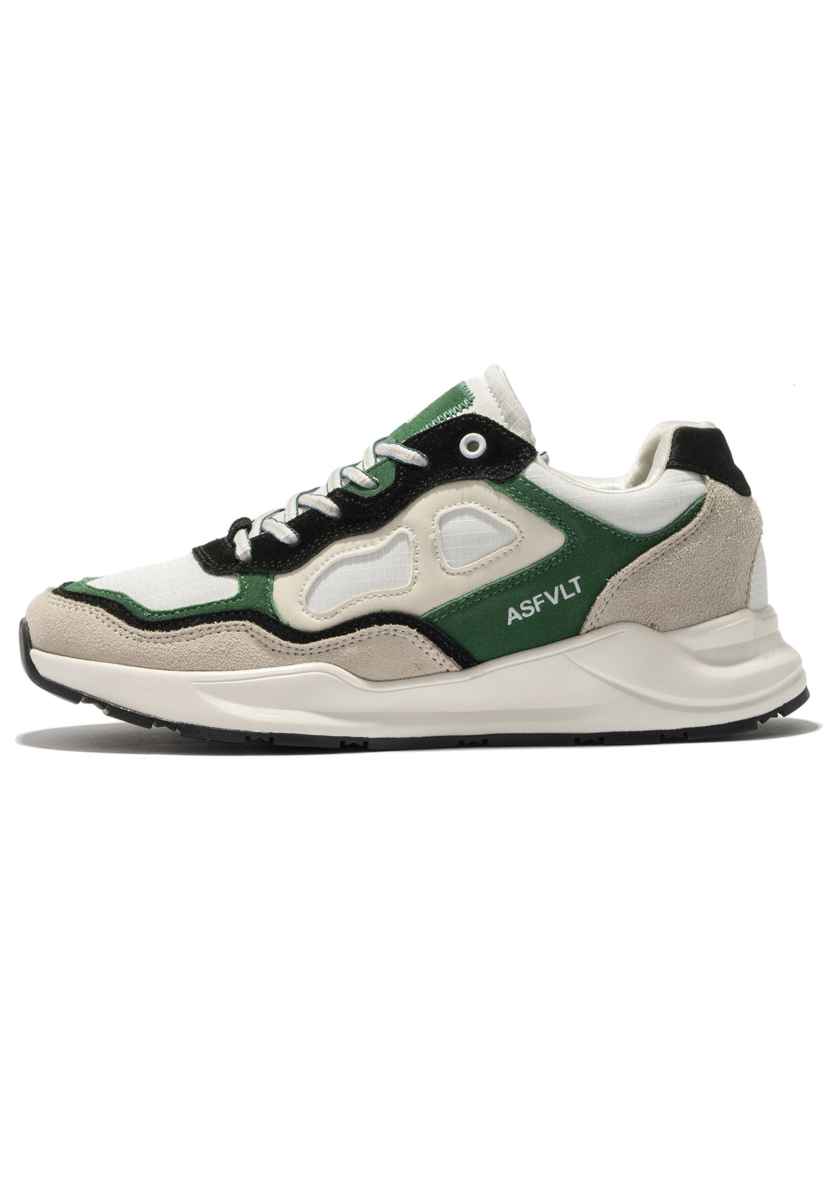 ASFVLT CONCRETE - Sneakers laag - white tan green black/tan - Zalando.nl