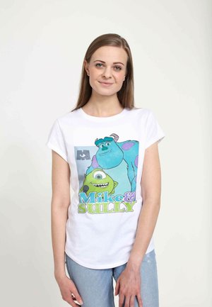 Henry Tiger MONSTERS AT WORK MIKE N SULLY WORK - T-shirt z nadrukiem