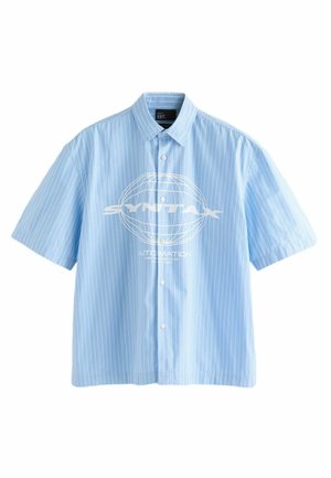 EDIT SHORT SLEEVE STRIPE - Vapaa-ajan kauluspaita - blue