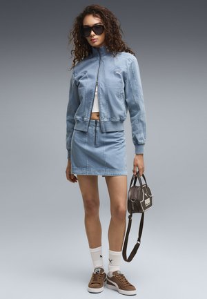 Puma, FUTURE.PUMA.ARCHIVE WASHED TWILL SHORT JACKET - Cowboyjakker - cool blue