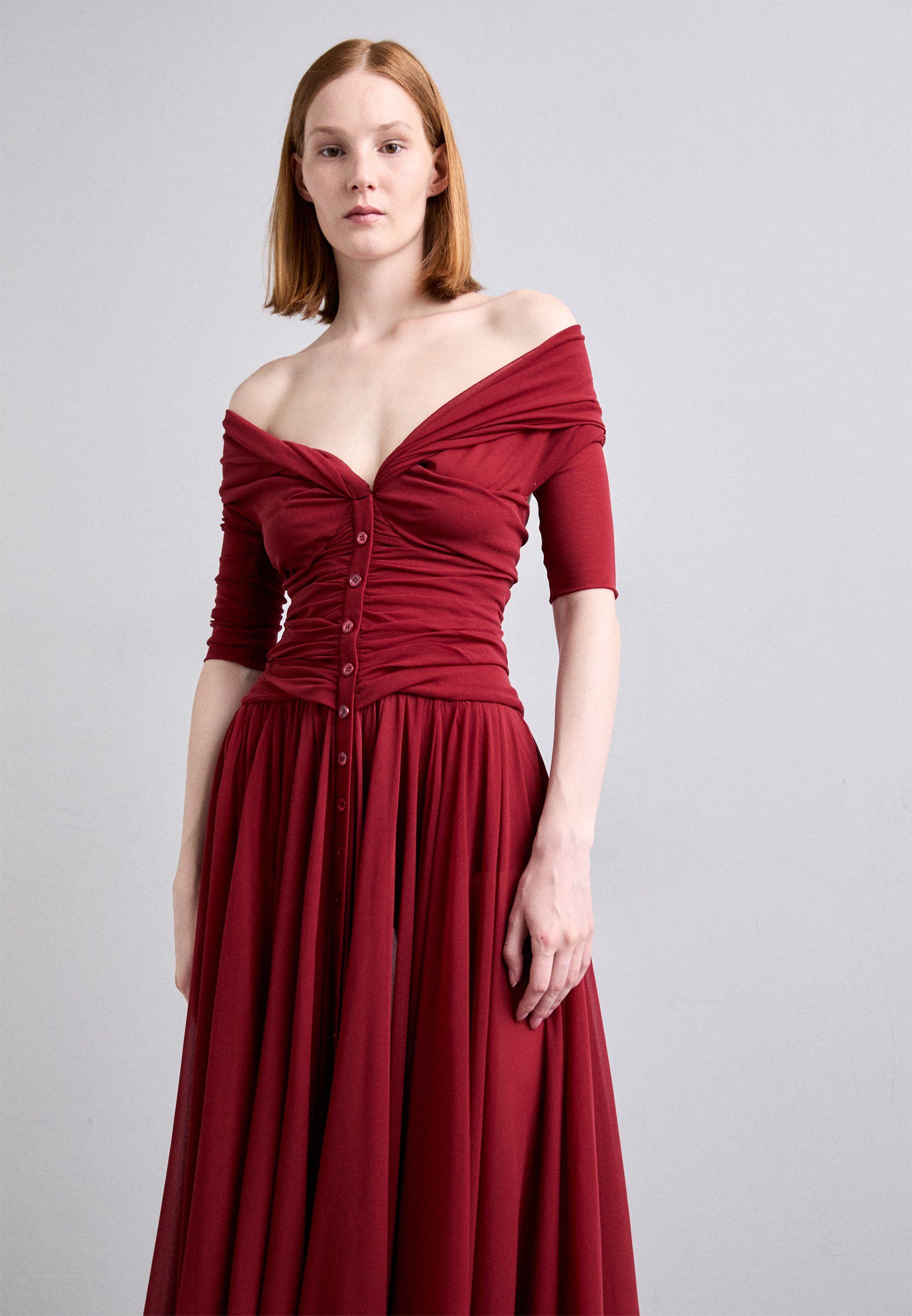 オールインワン・サロペット Philosophy Di Lorenzo Serafini Flared Red ette Maxi Philosophy di Lorenzo Serafini ABITO - Occasion wear - rosso