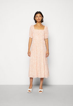 PEYTON PUFF SLEEVE MIDI DRESS - Nappali ruha - ivanhoe