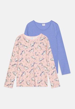 Lindex, 2 PACK - Maglietta a manica lunga - light dusty pink