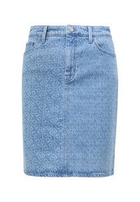 s.Oliver IN TWO-TONE-OPTIK - Jupe en jean - blau