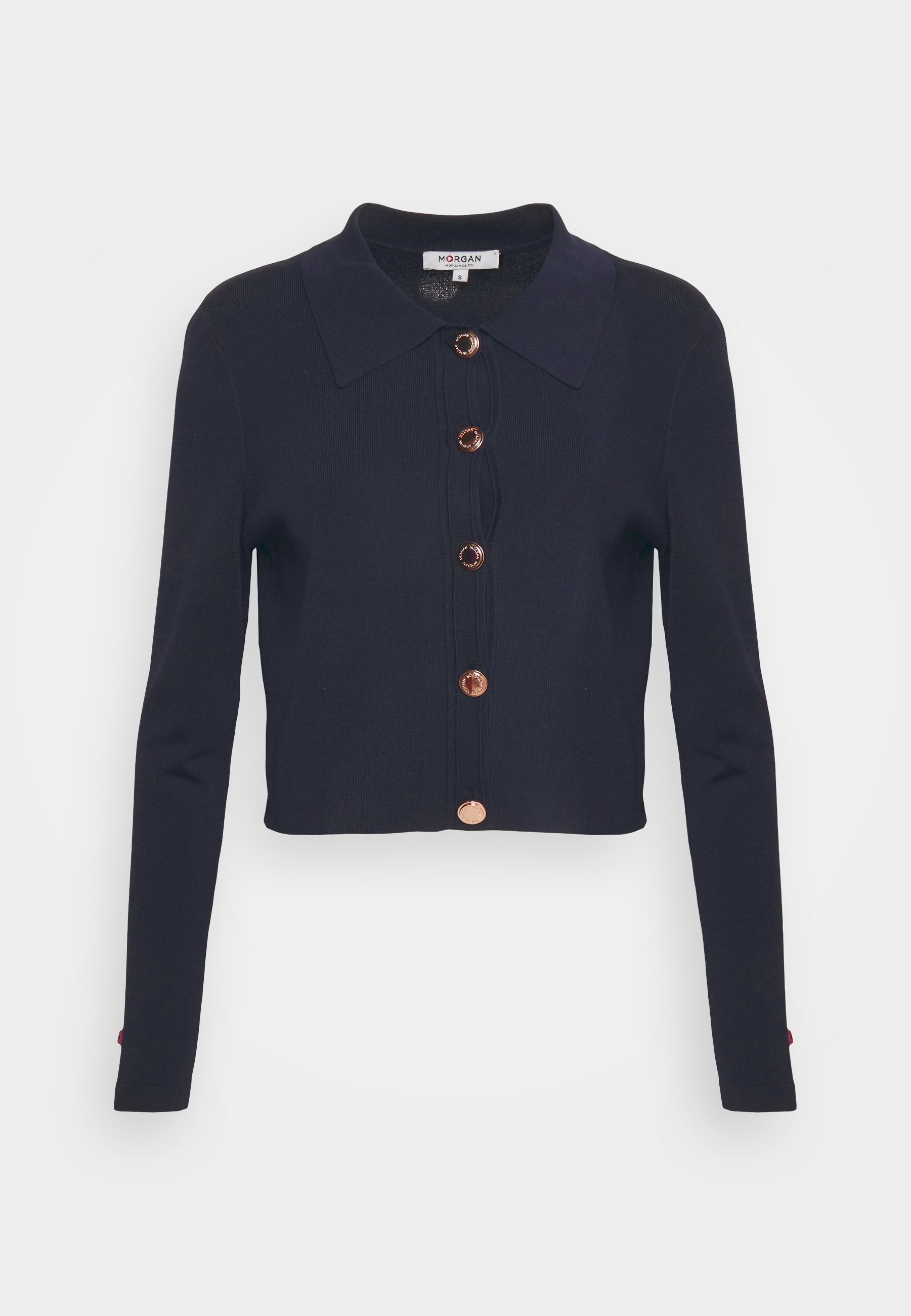 Morgan Langarm-Pullover Mit Reißverschluss – Slim Fit, V-Ausschnitt, Feinmaschig, Rippstrick