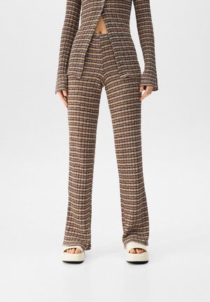 PULL&BEAR Pantalon classique - brown