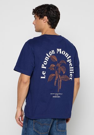 Jack & Jones, Backprintet - T-Shirt print - ocean cavern
