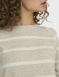 ONLY ONLRICA LIFE L/S NOOS - Džemper - humus