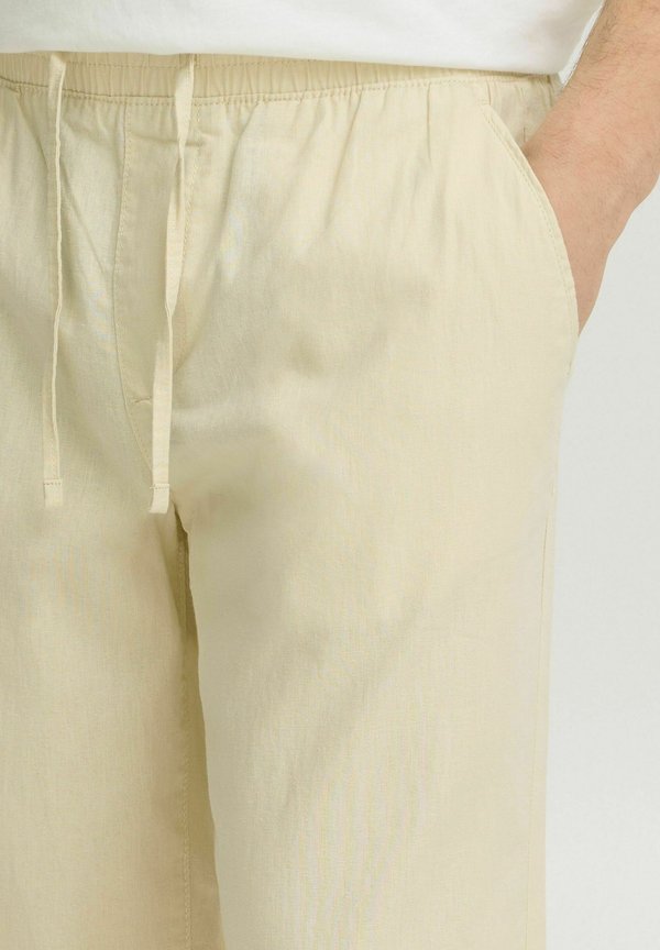 BHVOLKER LINEN MIX - Trousers - bleached sand2