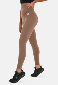 SQUATPROOF Tajice-hlače - caramel brown