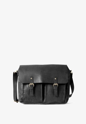 HOLZRICHTER Berlin Umhängetasche - schwarz anthrazit