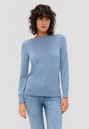 Strickpullover - blassblau