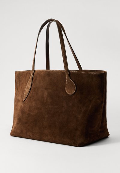 Liffner MEGA SPROUT TOTE - Shopping bag - dark brown