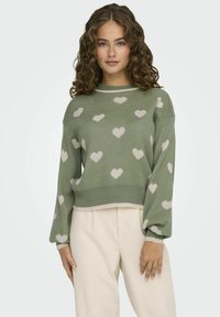 ROMANCE JACQ NOOS - Pullover - sea spray