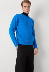 BOSS SALBO - Melegítőfelső - open blue