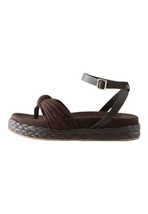 Next, Espadrille - chocolate brown