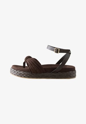 Next, Espadrille - chocolate brown