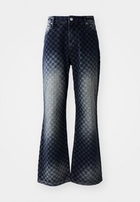 AUSTIN MONOGRAM - Laisvo kirpimo džinsai - blue