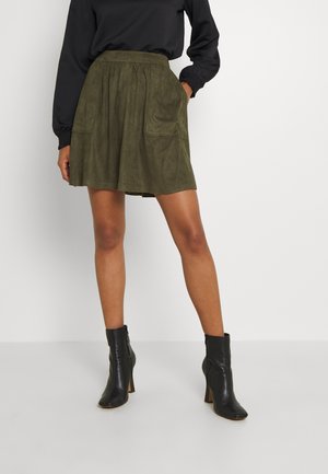 VILA VICHOOSE SKIRT - Minijupe - forest night