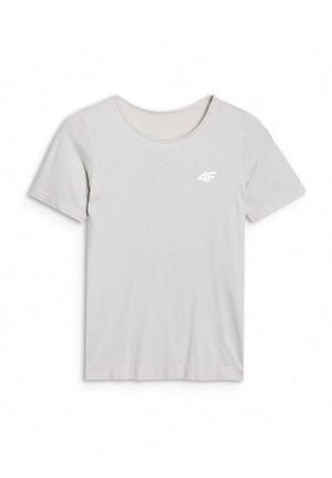 4F, 4F KOSZULKA DO BIEGANIA W TERENIE REGULAR DAMSKA - Sports T-shirt - cold light grey