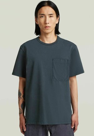 G-STAR MN NUAG REGULAR T-SHIRT - T-Shirt basic - legion blue