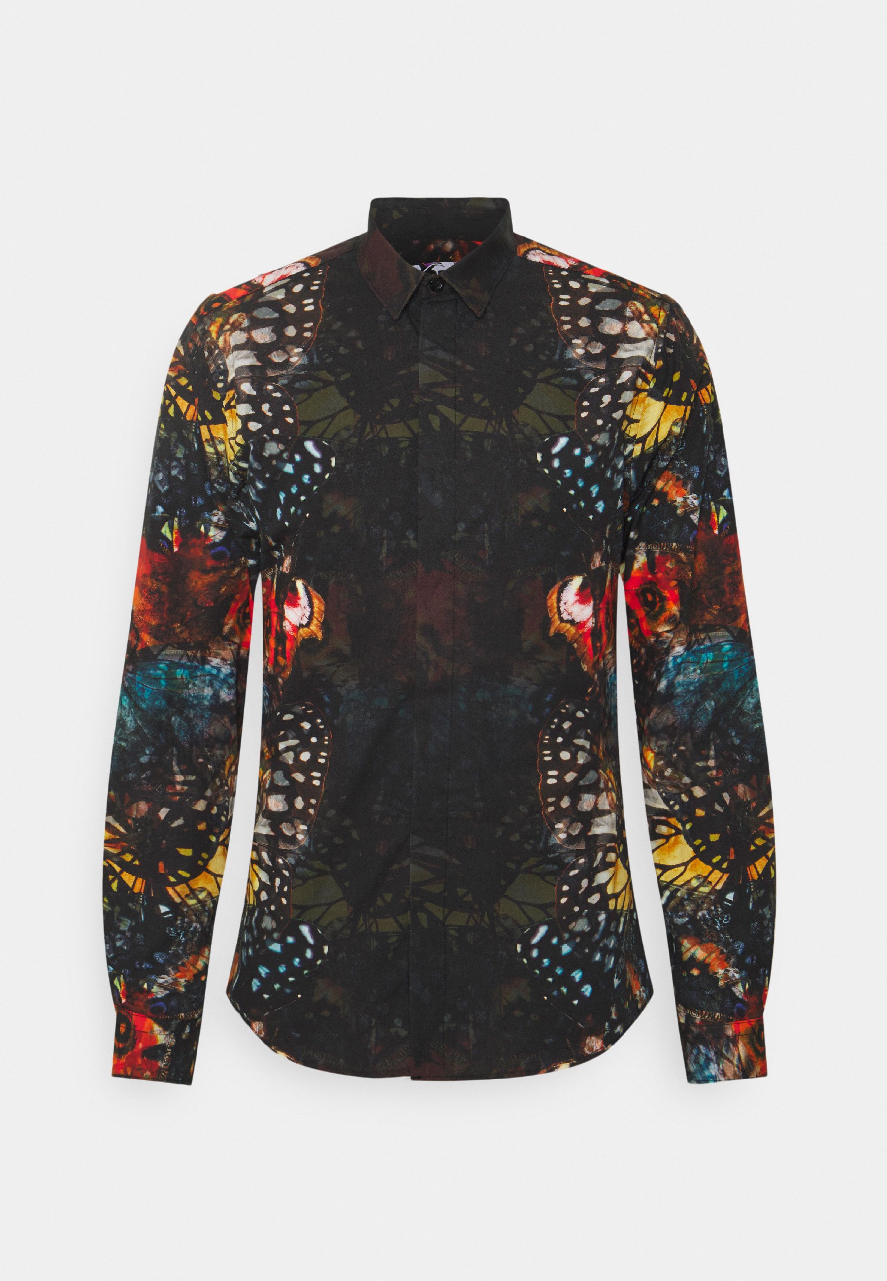 Twisted Tailor Mothra Shirt Black, Men's, Size: XS, Red