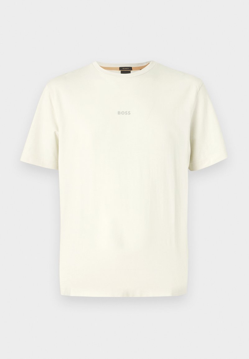 Boss T-shirt basic lichtgeel