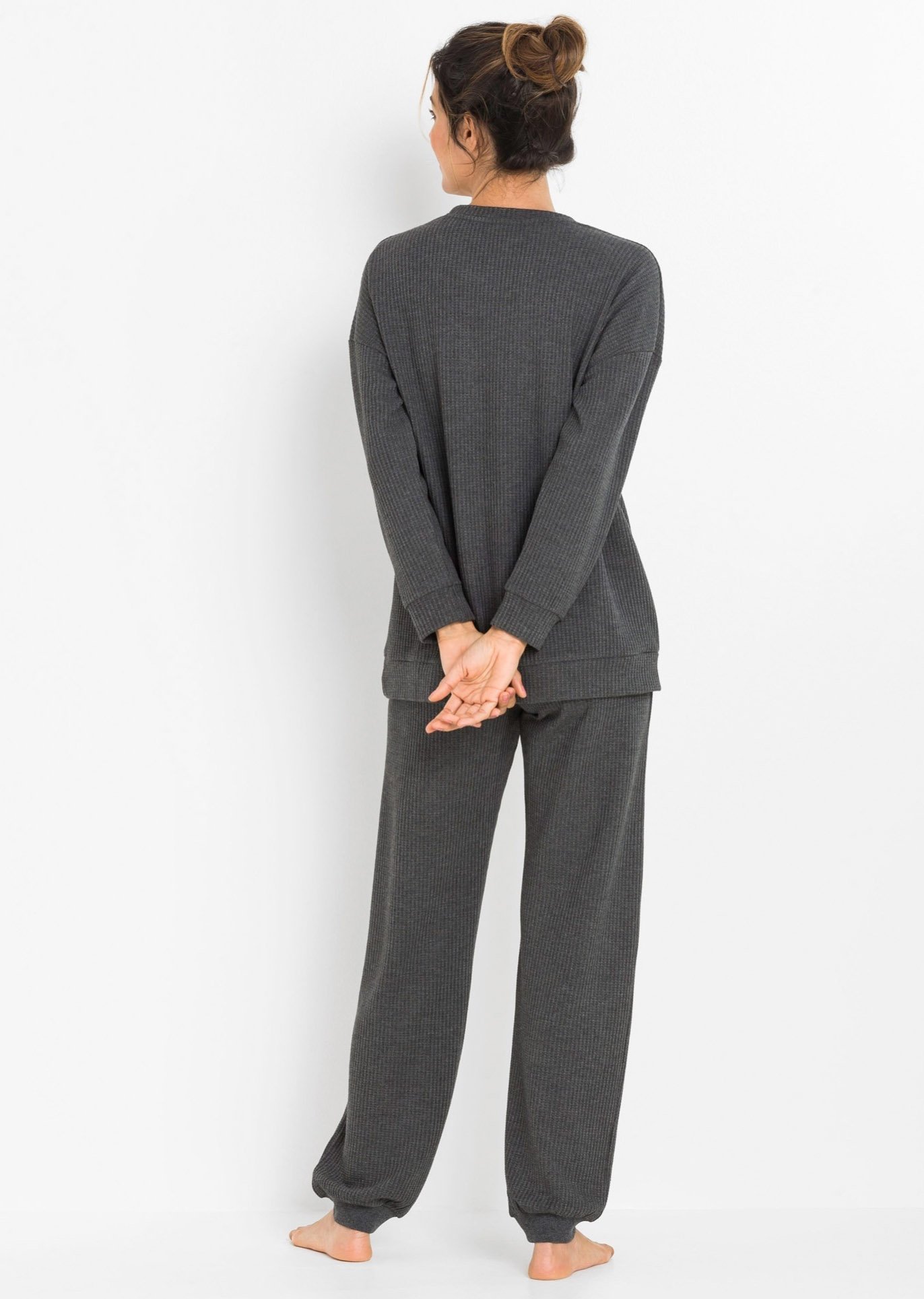 bonprix Pantaloni del pigiama - grau/grigio scuro - Zalando.it