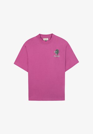 Faguo, MC STONE MAILLE - T-shirt con stampa - fushia
