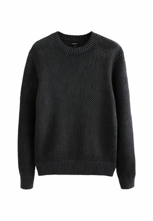 CREW NECK REGULAR FIT - Neule - charcoal grey