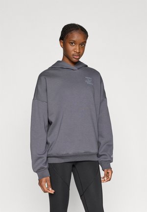 3 STRIPES STUDIO HOODIE - Φούτερ με κουκούλα - aurora onix