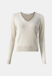 ONLVENICE LIFE VNECK - Svetr - whitecap gray melange
