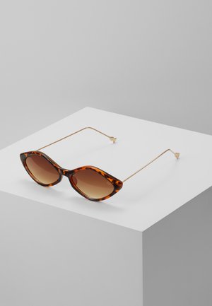 Gafas de sol - dark brown/gold coloured