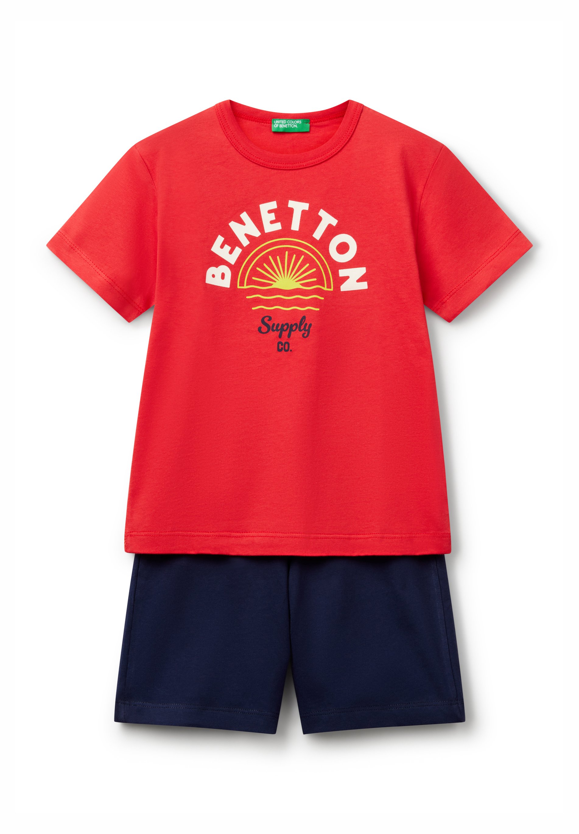 United Colors of Benetton SET AND BERMUDAS WITH LOGO Tracksuit