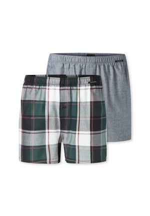 2 PACK  - Široké boxerky - grün   grau