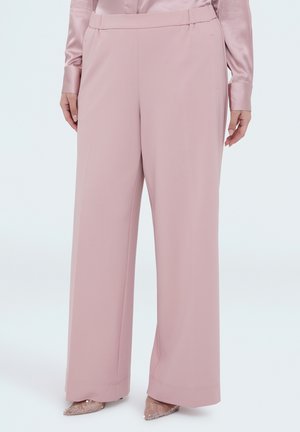 WIDE LEG IN TESSUTO STRETCH - Pantaloni - rosa