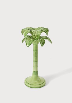 Les Ottomans, PALM CANDLE STICK HOLDER - Κηροπήγιο - green