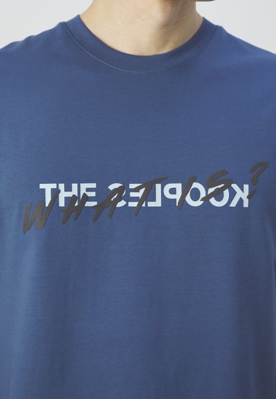 The Kooples MC - Marškinėliai su spaudiniu - middle navy
