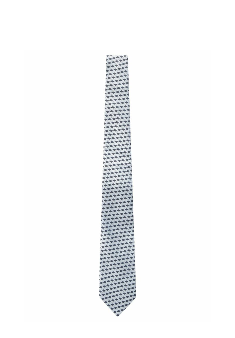 Next PATTERN - Cravate - light blue geometric