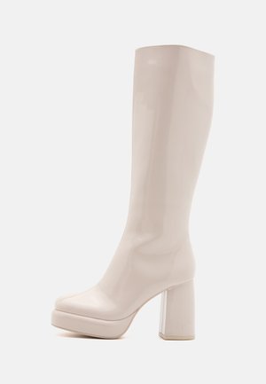 Botas de tacón - off-white