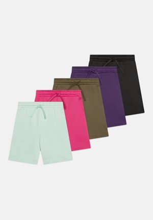 UNISEX 5 PACK - Donji dijelovi trenirke - pink/dark purple/olive