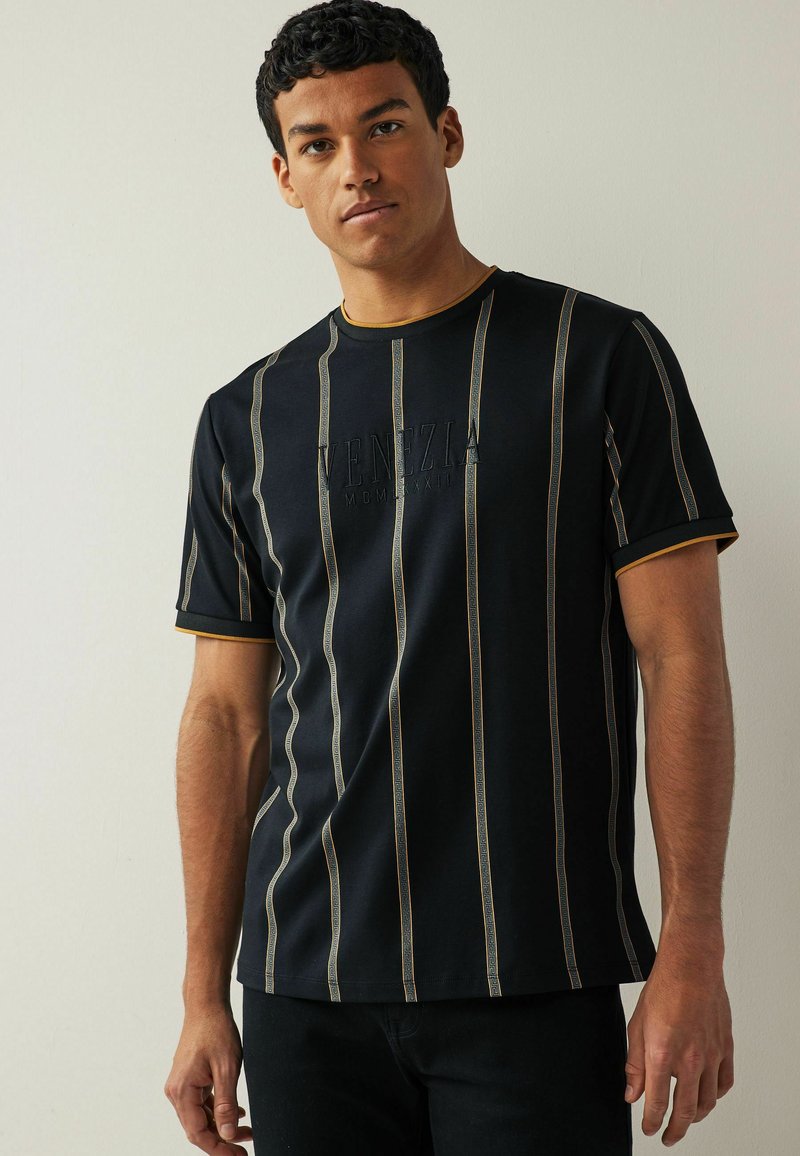 Camiseta Only & Sons Onsdawson Reg Stripe Hombre Meteorite | Atmósfera