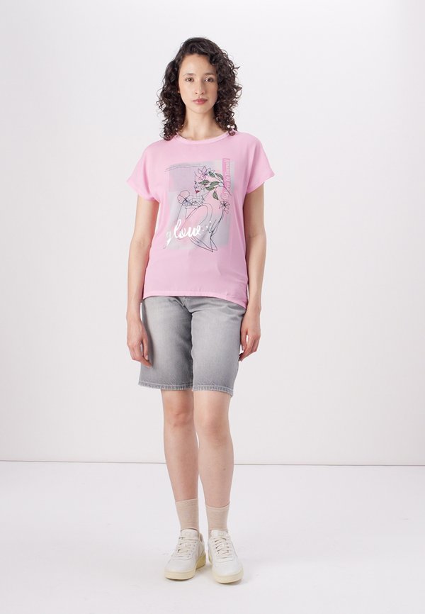 ONLFLORA ART FOIL BOX - Print T-shirt - roseate spoonbill3