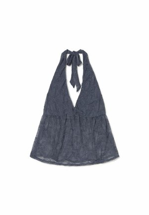 Brownie, TOP HALTER LACE - Débardeur - azul noche